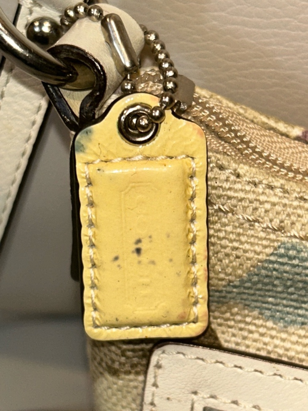Coach Cream Multi Signature Canvas Crossbody Bag - Picture 4 of 11